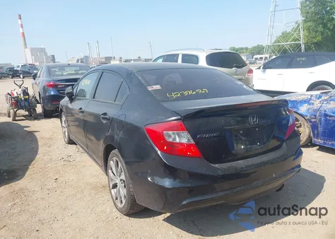 2012 Honda Civic Si from USA, damaged, VIN 2HGFB6E52CH702849